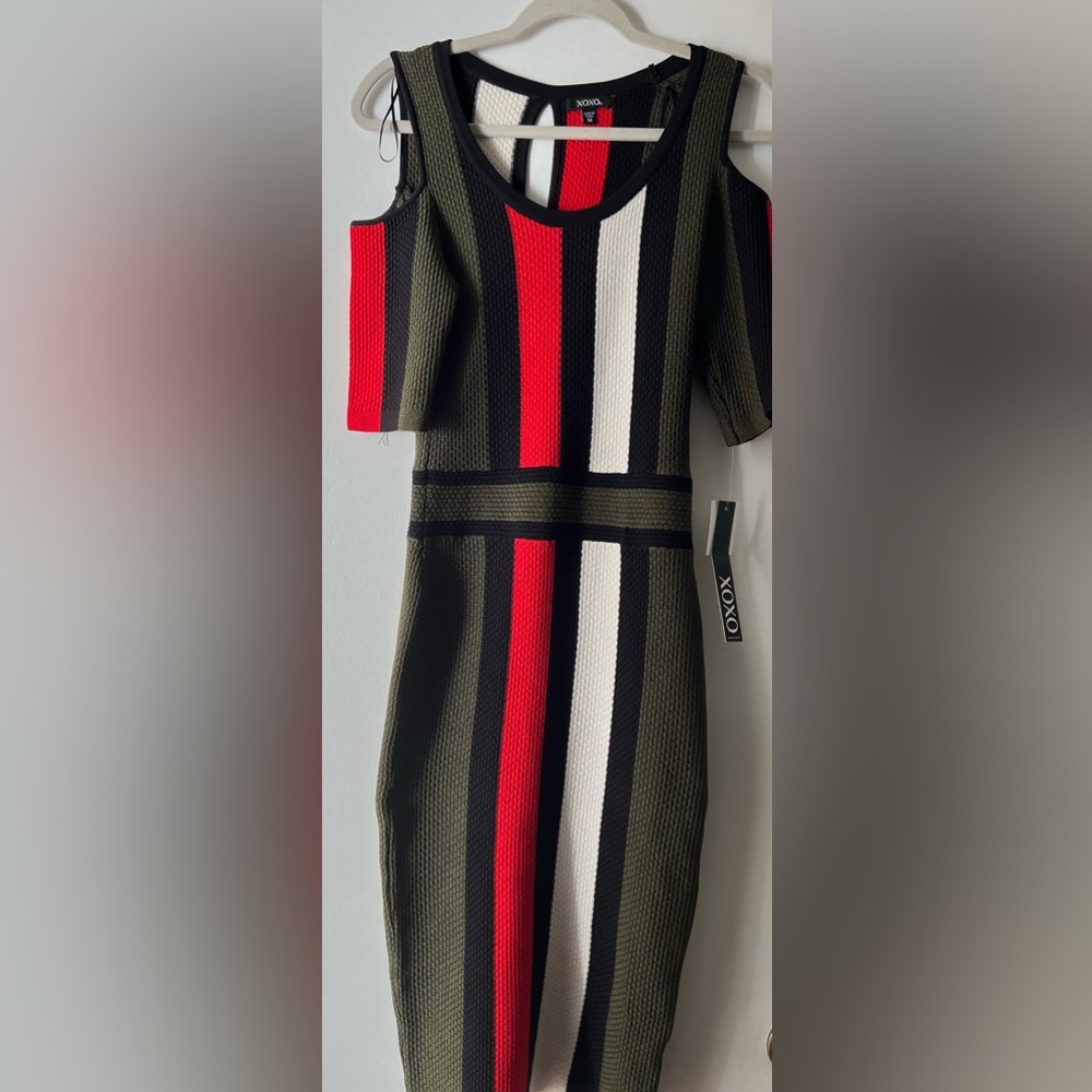 XOXO Striped Knit Dress ❤️